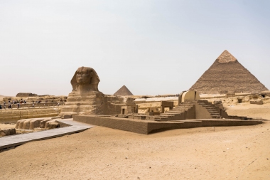 Esfinge e as Piramides, Cairo