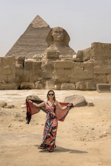 Esfinge e as Piramides, Cairo