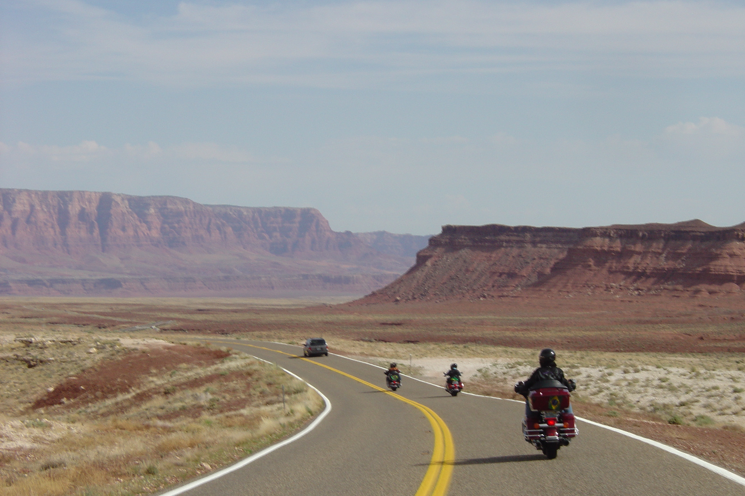Desfilando de Harley pelo Grand Canyon