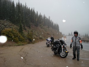 Neve na estrada de Winter Park/CO - EUA